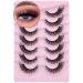 Buy 3D False Eyelashes - Natural Look Russian Cat Eye D Curl Lashes by Lvmixwig | International Shipping Available - Buy Online on GoSupps.com