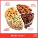 Nuts Gift Basket + Red Ribbon (4 Assortments) Holiday Christmas Gourmet Bouquet Arrangement Platter  Birthday Care Package  Healthy Food Tray Kosher Snack Box for Adults Men Women - Buy Online on GoSupps.com