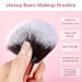 Jessup 10-Piece Makeup Brush Set - Black/Rose Gold - Eyeshadow Concealer & Eyeliner Brushes | International Shipping Available - Buy Online on GoSupps.com