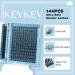 KevKev Marshmallow C-8-16mix Individual Eyelashes Cluster Lashes - 144 Pcs Thin Band Wispy Extensions - Buy Online on GoSupps.com