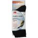 MD USA Seamless Toe-Wave-In Mesh Diabetic Crew Socks Black Medium