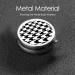 Buy Houndstooth Black Round Pill Box | 3 Compartment Portable Travel Medicine & Vitamin Organizer - Buy Online on GoSupps.com