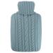 Hugo Frosch Hot Water Bottle Classic 1.8 l with Knitted Cover One Size Blue