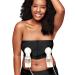 Medela Hands Free Pumping Bustier Easy Expressing Pumping Bra with Adaptive Stretch Black L