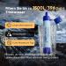 PureWell Portable Water Filter - Removes 99.99% Pollutants for Hiking Trekking & Travel - 1 Pack - Buy Online on GoSupps.com