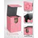 ZLCA Pink PU Leather Card Deck Box - Fits 100+ Single Sleeved MTG Cards - Strong Magnet Closure - Magic Commander TCG Storage Case - Buy Online on GoSupps.com