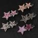 amangul Rhinestones Star Hair Clip Star Hair Accessories Star Barrettes Star Hairpin Crystal Star Hair Clip Hair Bangs Clip(Purple) - Buy Online on GoSupps.com