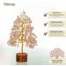Rose Quartz Chakra Tree - Healing Crystals for Good Luck and Energy Balance - Pink Decor and Crystal Gifts - Buy Online on GoSupps.com