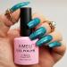 AIMEILI Diamond Glitter Teal Blue Green Gel Nail Polish - 044 (10ml) - Buy Online on GoSupps.com