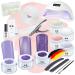 ND24 NAILDESIGN-Geln gel Starter Set Premium with Pick-up gel assembly gel French gel sealing gel LED lamp & accessories + very Perry GELE-Complete set for beginners-GEL MADE in Germany Starter Set Premium + Very Perry GELE