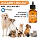 Clearmax Allergy Immunity for Dogs - Dog Itch Relief & Calming Support - Natural Supplement for Cat & Dog Allergy Relief - 2 Oz - Buy Online on GoSupps.com