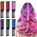 6 Colors Hair Chalk Combs for Girls Gifts EBANKU Temporary Washable Hair Color Chalk Comb Set Popular Chalks on Birthday Cosplay Party Halloween Christmas
