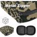 Retro Camouflage Black Zippered Sanitary Napkin Storage Bag - Multicolor Organizer for Sanitary Napkins | International Shipping Available - Buy Online on GoSupps.com