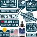 WINDSOR BOTANICALS Vitamin D3 K2 Liquid Supplement - Vegan, Heart & Immune Support - D3 1000iu, K2 MK-7 25mcg, Organic Olive Oil Drops - 90 Servings - Buy Online on GoSupps.com