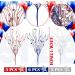 Patriotic Glitter Berry Stems - 17 Inch Fall Berry Picks for 4th of July Decor - 16 Pcs Red, Blue, White - Buy Online on GoSupps.com