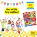 Haribo Sweets Hamper Gift Box - 50 Mini Bags | Supermix, Starmix, Tangfastic, Strawbs | Kids Party Bag Fillers - Buy Online on GoSupps.com