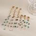 Colored Stone Hair Charms for Braids & Dreadlocks - 6Pcs Gold Green Purple Set - Buy Online on GoSupps.com