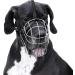 Bronzedog Metal Dog Muzzle for XL German Mastiffs & Bernhardiners - Breathable Wire Basket with Adjustable Leather Straps - Buy Online on GoSupps.com