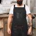 Beauticone Professional Black Barber Apron | Waterproof Hair Stylist Salon Apron for Men & Women - Buy Online on GoSupps.com