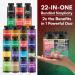 Dynamic Duo Herbal Bundle Ginger Rhodiola Rosea Sea Moss Ashwagandha Black Seed Oil Panax Ginseng Turmeric Dandelion Cordyceps Ginkgo Biloba ACV Elderberry Manuka Honey 60 Count (Pack of 2) - Buy Online on GoSupps.com