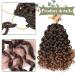 GoGo Curl Crochet Hair 10 Inch 8 Packs Water Wave Short Beach Curl Synthetic Deep Twist Extensions T30 - Buy Online on GoSupps.com