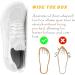Anokar Unisex Barefoot Shoes | Wide Toe Box & Zero-Drop Sole | Size 37-47 | White 43 EU | Comfortable & Supportive Footwear for All - Buy Online on GoSupps.com