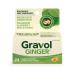 Gravol Ginger - Nausea and Upset Stomach Relief with Organic Ginger Extract - Non-Drowsy Taste-Free and Easy to Swallow - 24 Liquid Gel Capsules (Pack of 1) Ginger 24 count (Pack of 1)