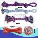 GaiusiKaisa XL Dog Chew Rope Toys for Aggressive Chewers 5 Pcs Indestructible Dog Toys for Large and Medium Dogs Cotton Dog Rope Toys Tough Dog Bones for Aggressive Chewers Large Breed XL-5pcs - Buy Online on GoSupps.com