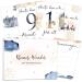 OLGS 45 Baby Milestone Cards Golden Glamor Splash Milestone Cards milestone cards gift set + gift box nice gift idea for birth (baby) baby milestone cards splash