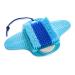 Orbisana foot washing brush 2in1 with pumice stone footbrush with suction cup foot brush shower for safe and comfortable feet washing without bending down with integrated pumice stone