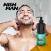  nishman NISHMAN Shower Gel Pure Touch 480ml 3-in-1 Formula for Body Hair & Face Gentle Daily Cleanser for Men with Invigorating Fragrance Moisturizing Gel for All Skin Types - Buy Online on GoSupps.com