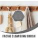 FOMIYES Silicone Face Scrubber Soft Facial Cleansing Brush Manual Exfoliator Brush with Suction Cup Deep Cleaning Tool for Skin Care - Buy Online on GoSupps.com