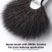 Verdant Touch Powder Fan Brush Fishtail Head Jaw Line Contour Brush Fiber Hair Makeup Artist Cosmetic Tool - Buy Online on GoSupps.com
