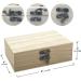 8 Pack 6x4x2 Inch Unfinished Wooden Boxes for Crafts - Small Keepsake, Wood Jewelry, Treasure Chest - Buy Online on GoSupps.com