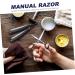 Fomiyes Men's Head Shaving Razor - 2 Pack Manual Metal Razors for a Smooth Shave | Barbershop Quality - Buy Online on GoSupps.com