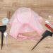 Bewudy 2 Sets of Hair Coloring Kits Hair Highlighting Caps Hair Dye Cap Disposable Hair Art Frosting Cap with Plastic Crochet Hook and Hair Dye Brushes for Salon Hair Dyeing Hairdressing (Pink) - Buy Online on GoSupps.com