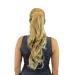 WIG ME UP W3063-16TKB88 Long Wavy Hairpiece/Braid (55 cm) with Butterfly Clip - Blonde Mix - Shop Internationally - Buy Online on GoSupps.com