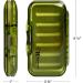 Kingfisher Fly Fishing Waterproof Fly Box Green - Foam Insert | Spring Loaded Lid - Buy Online on GoSupps.com