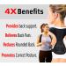 Posture Corrector Back Straightener for Men & Women | All-Day Comfort & Pain Relief Brace for Sciatica Neck Shoulders & Upper Back - Buy Online on GoSupps.com