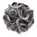 Girls Messy Curly Big Hair Scrunchies - Synthetic Donut Updo Hair Piece (Natural Black Tip Gray) - 2.82 oz - Buy Online on GoSupps.com