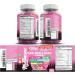 Clean Nutraceuticals Biotin Collagen Keratin Gummies | Hair Skin and Nails Vitamins for Women | Hyaluronic Acid Bamboo Vitamin A C D3 E Folate with Saw Palmetto Silica B3 B12 Vegan Gummy - Buy Online on GoSupps.com