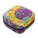 Women bands storage bag menstrual cup pocket girl travel big capacity make-up ladies bandage organizer color lemon pattern