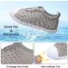 Fires Kids Water Shoes - Quick Dry Barefoot Water Socks for Beach Swim - Lightweight Toddler Sandals - 6 Toddler Lightgray - Buy Online on GoSupps.com