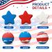 4th of July Bath Bombs Gift Set - USA Patriotic Red White Blue Independence Day Bath Bombs - 6 Pack for Kids, Women, Men - Bath Gift - Buy Online on GoSupps.com