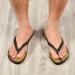 Shop Mnsruu Autumn Vintage Paris Eiffel Tower Flip Flops & Slippers for Men & Women - Multicolored Travel Home Hotel & Spa Footwear - Buy Online on GoSupps.com