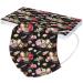10PC Disposable Face_Masks Flower Print 3 Ply Breathable Face_Cover Flower Women Fashion Face Covering Protections Multicolor-3 As shown - Buy Online on GoSupps.com