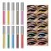 Shimmer Glitter Eyeshadow Quick Dry Colourful Pearl Liquid Eyeliner for Eye Beauty - Coloured Liquid Eyeliner Makeup Multifunctional Sparkling & Shimmer Eyes Makeup for Women Girls