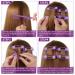 29-Piece Sponge Curlers Set - 15mm Foam Hair Rollers for All Hair Lengths | No Heat Curling & Pintail Comb Included - Blue - Buy Online on GoSupps.com