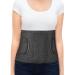 ORTONYX Ergonomic 9.5" Abdominal Binder - Postpartum Postoperative Wrap - Abdomen Hernia Support Belt for Men and Women - XXL (42"-48") Black