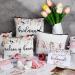 63 Pcs Bride Proposal & Bridesmaid Gifts Set - Bridal Shower Cosmetic Makeup Flowers in White Green Silver - Buy Online on GoSupps.com